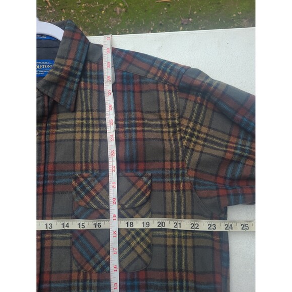 Vintage Pendleton Wool flannel Field Shirt - Picture 10 of 11